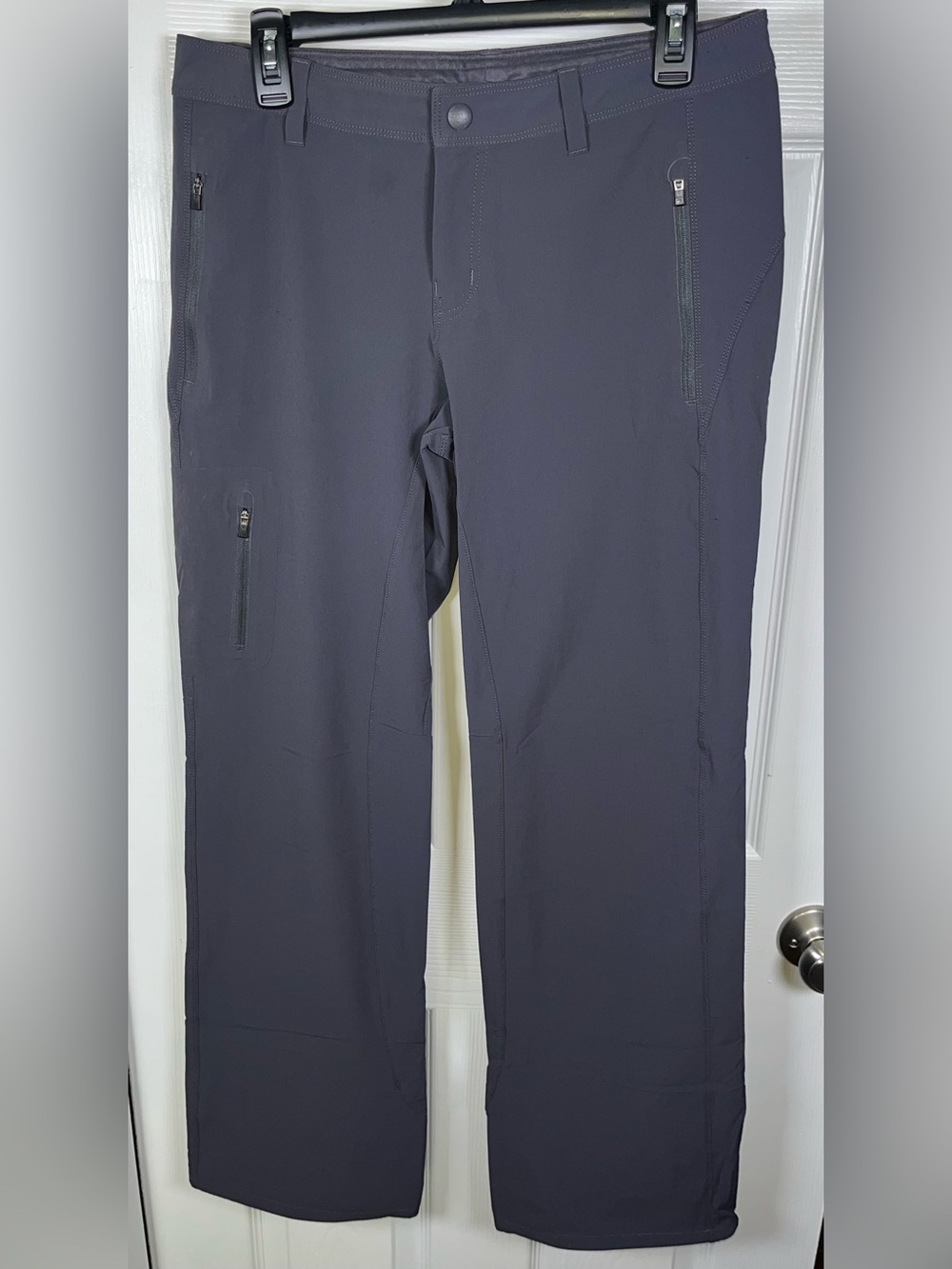 REI Women’s Activator Softshell Pants Size 8 Nylon Blend Zip Pockets Gray